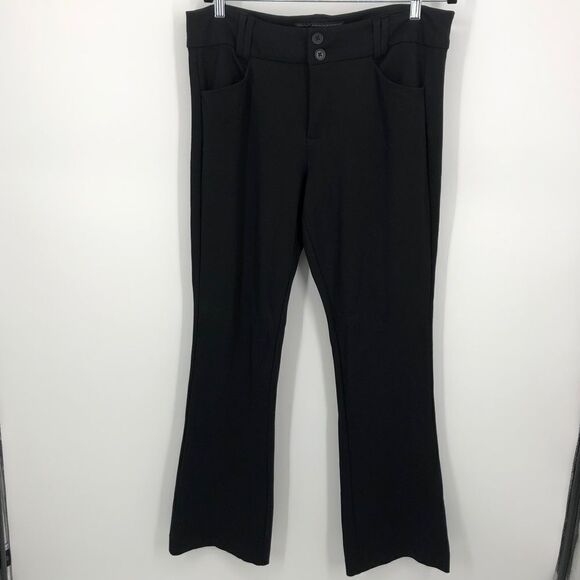 Torrid Pants Womens 16 Tall Black Ponte Knit Bootcut - Picture 1 of 7